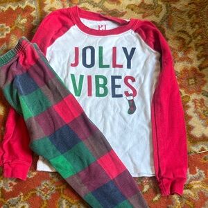 Carter's Jolly Vibes Pajama Set - Red and Green